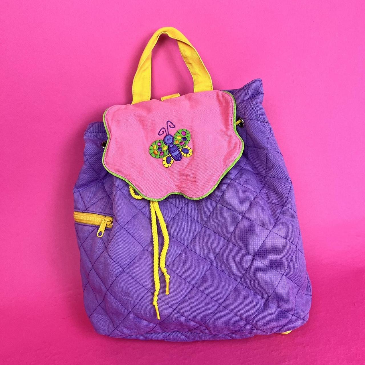 Y2K KIDCORE MINI BACKPACK 🐞 cutie quilted bag with... Depop