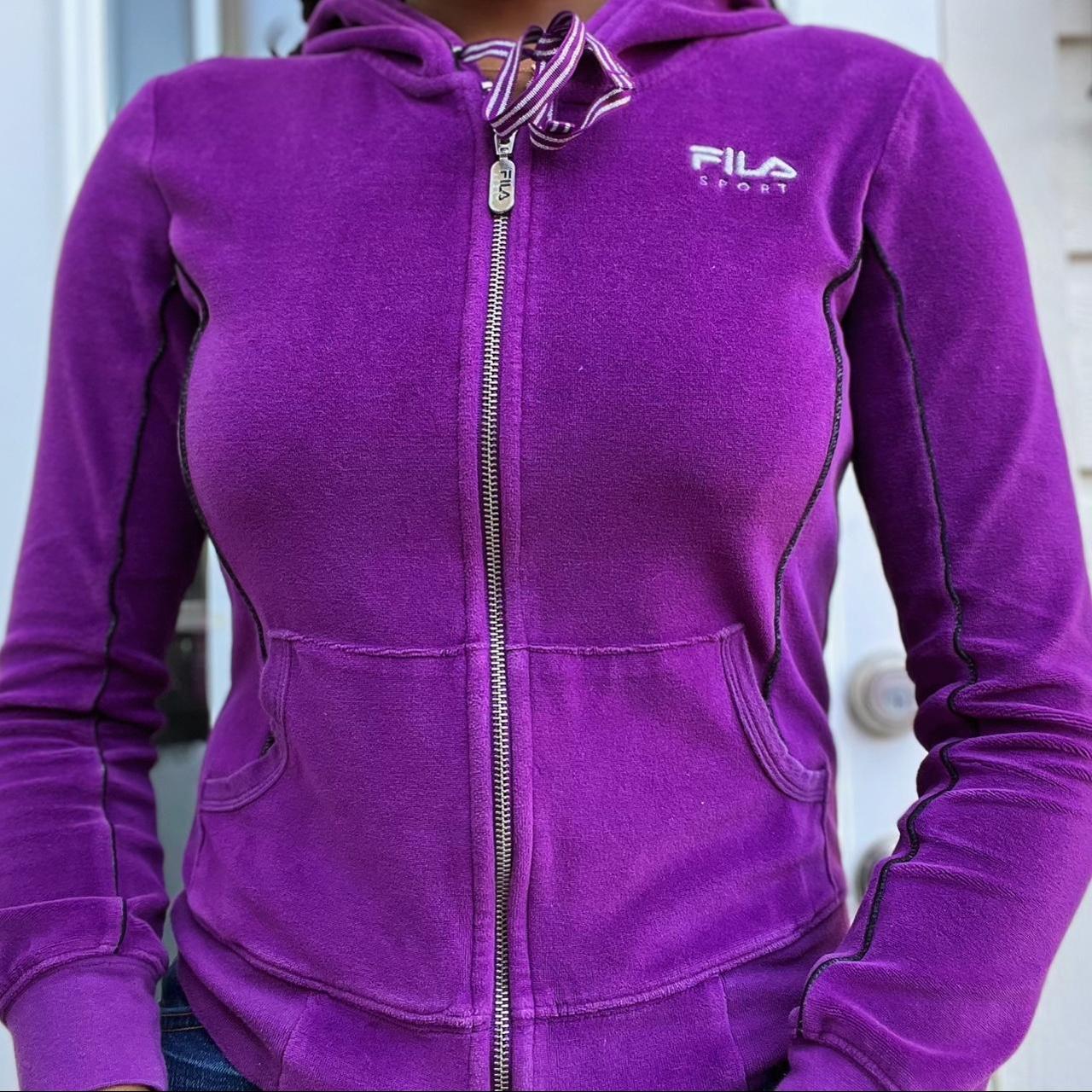 Fila purple jacket best sale