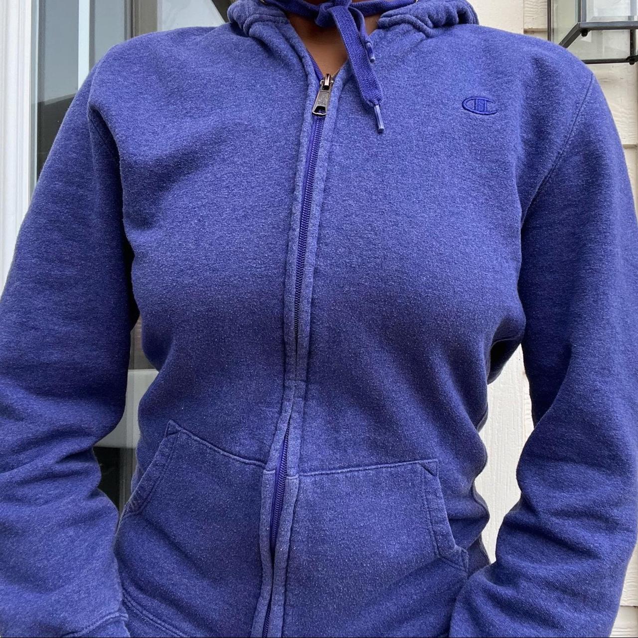 Blue and best sale purple champion hoodie