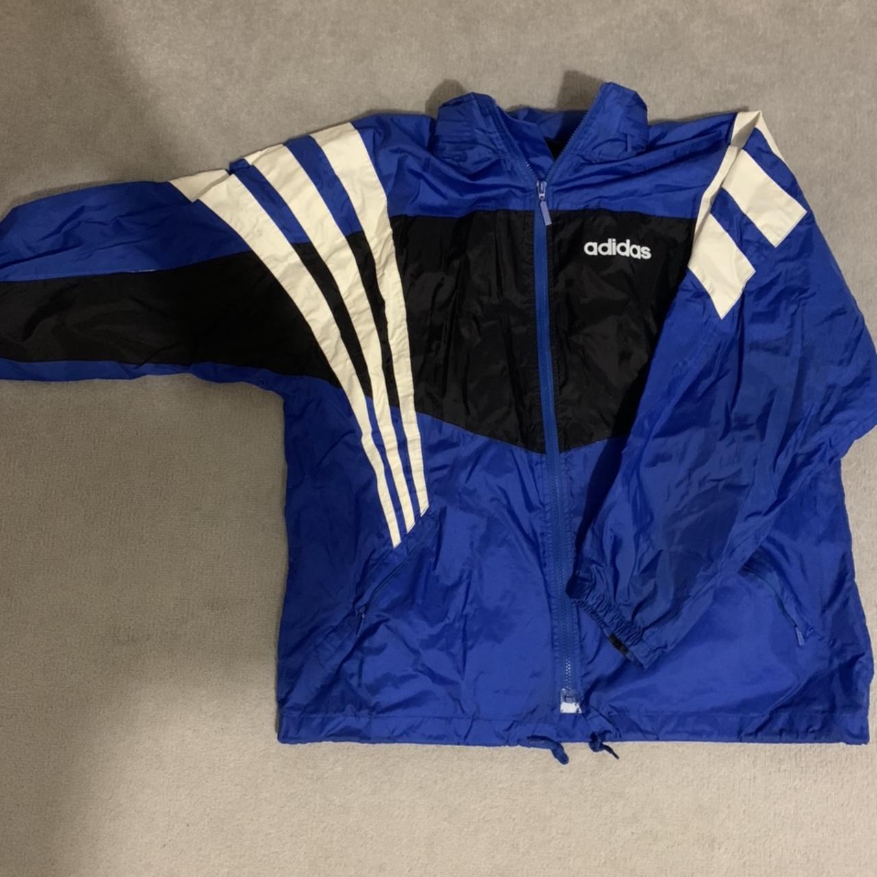 Retro Adidas shell suit jacket 80’s Adidas... - Depop
