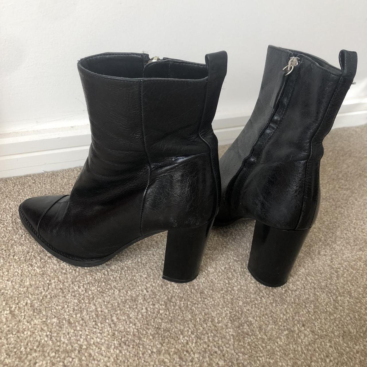 Zara Women's Black Boots | Depop