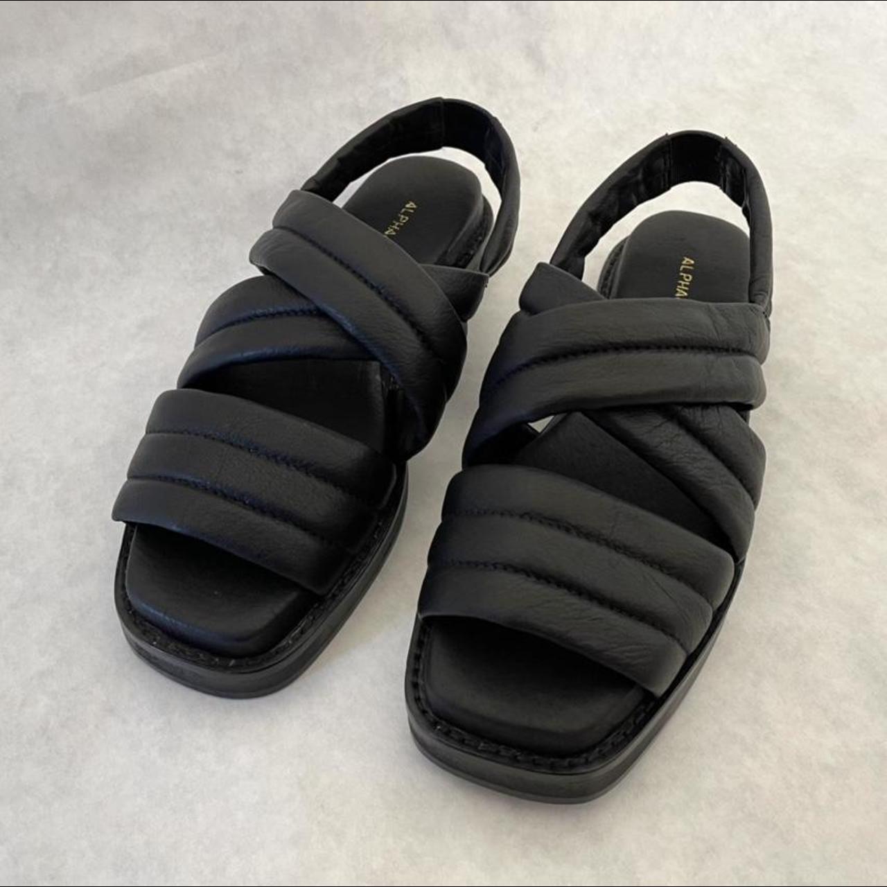 Product Image 1 - ALPHA60 Black leather sandals (Brand