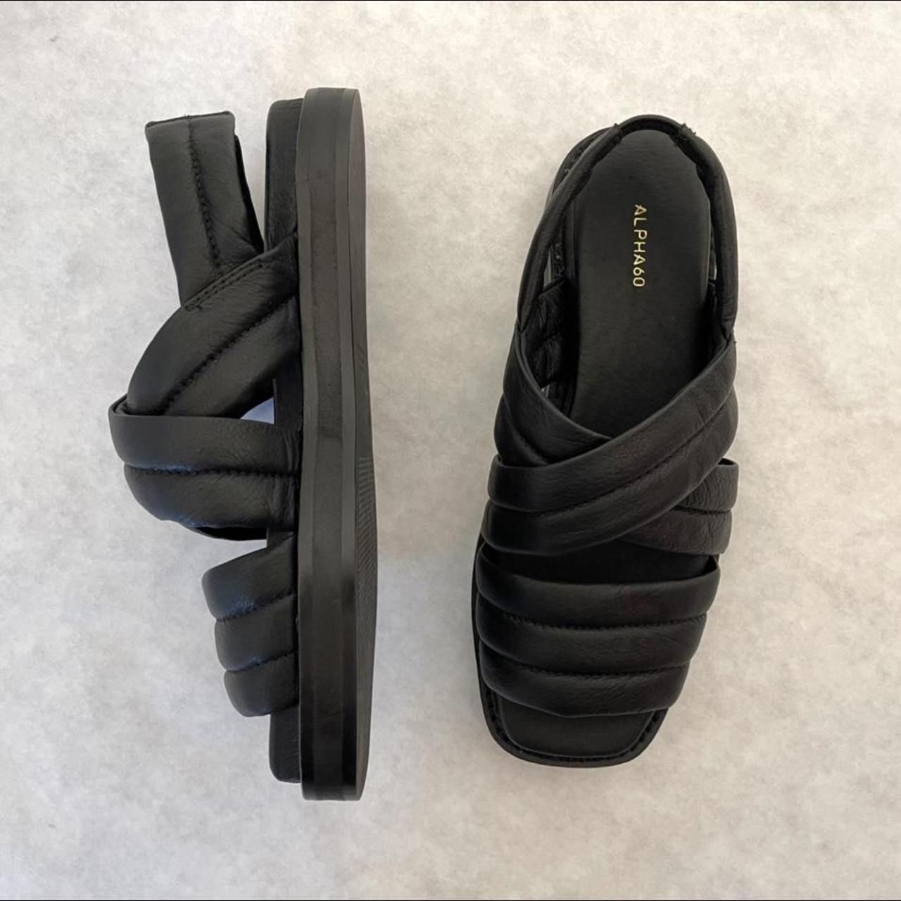 Product Image 2 - ALPHA60 Black leather sandals (Brand