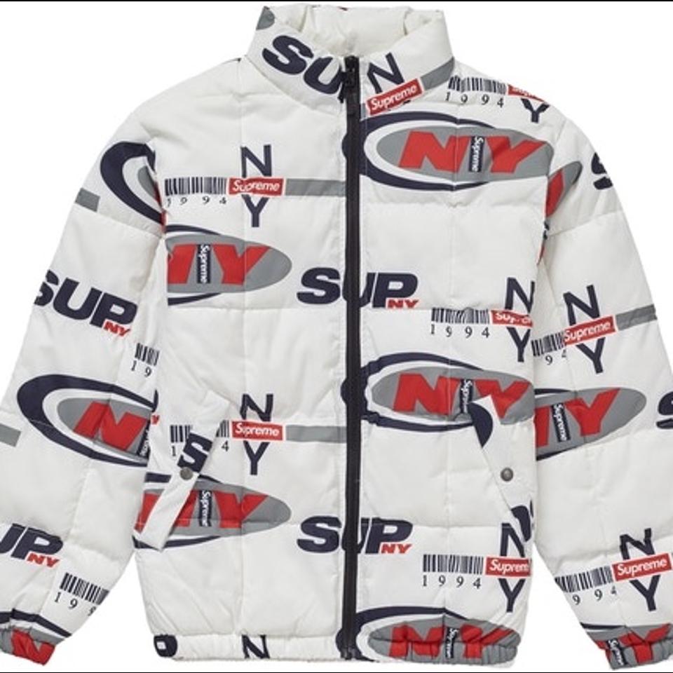 Supreme NY Reversible puffy jacket XL 2018AW... - Depop