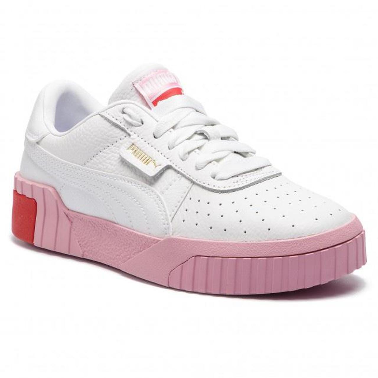 Puma cali discount pink and red