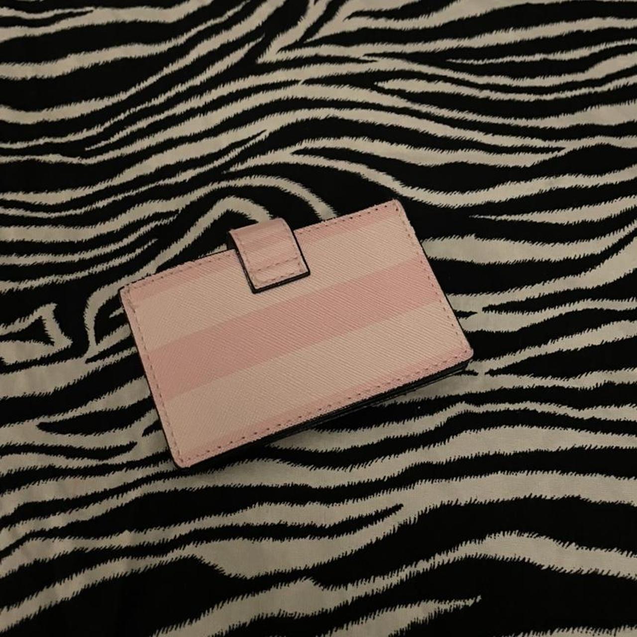 victoria secret card holder , black inside, never... - Depop