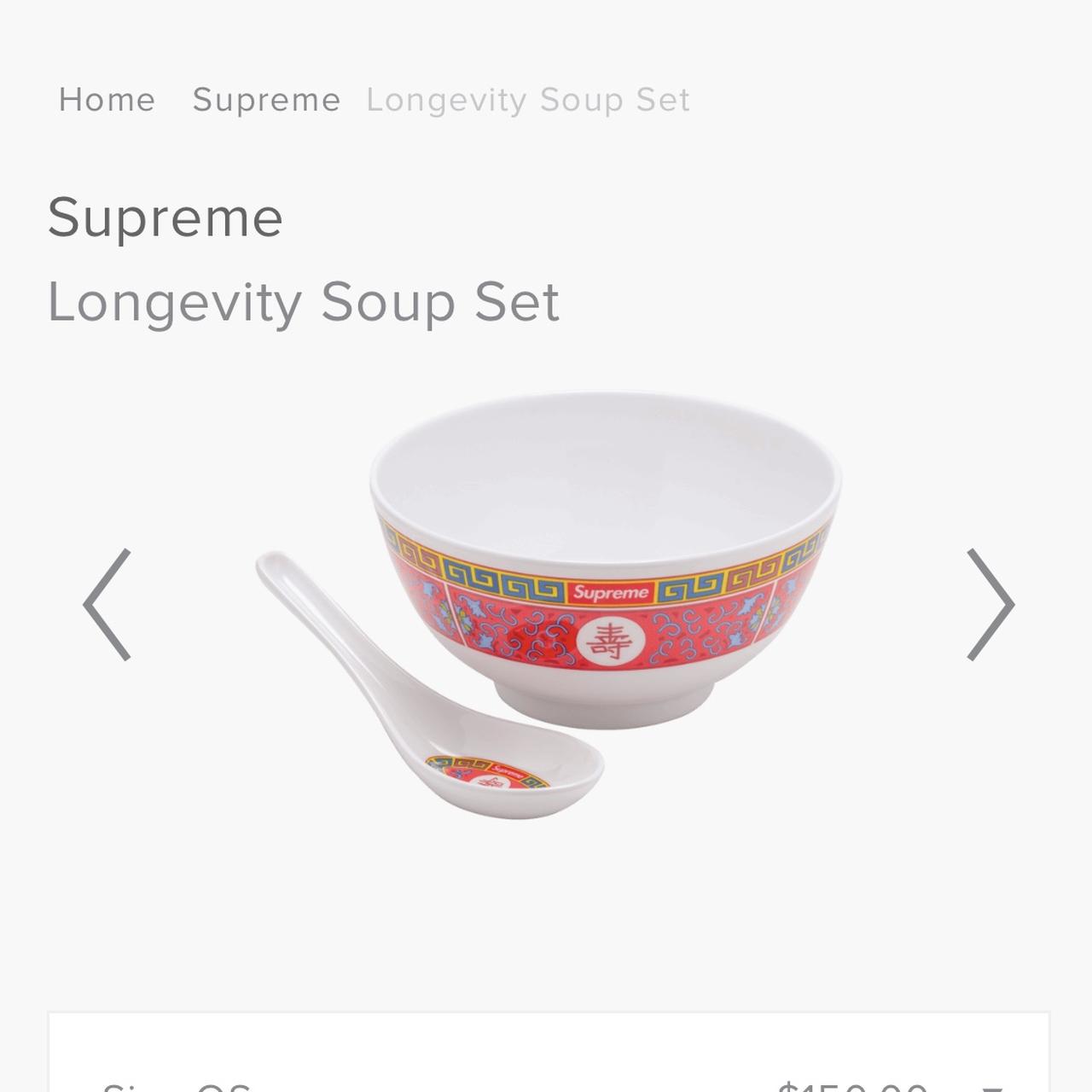 SUPREME LONGEVITY SOUP SET 100% AUTHENTIC SERIOUS | Depop