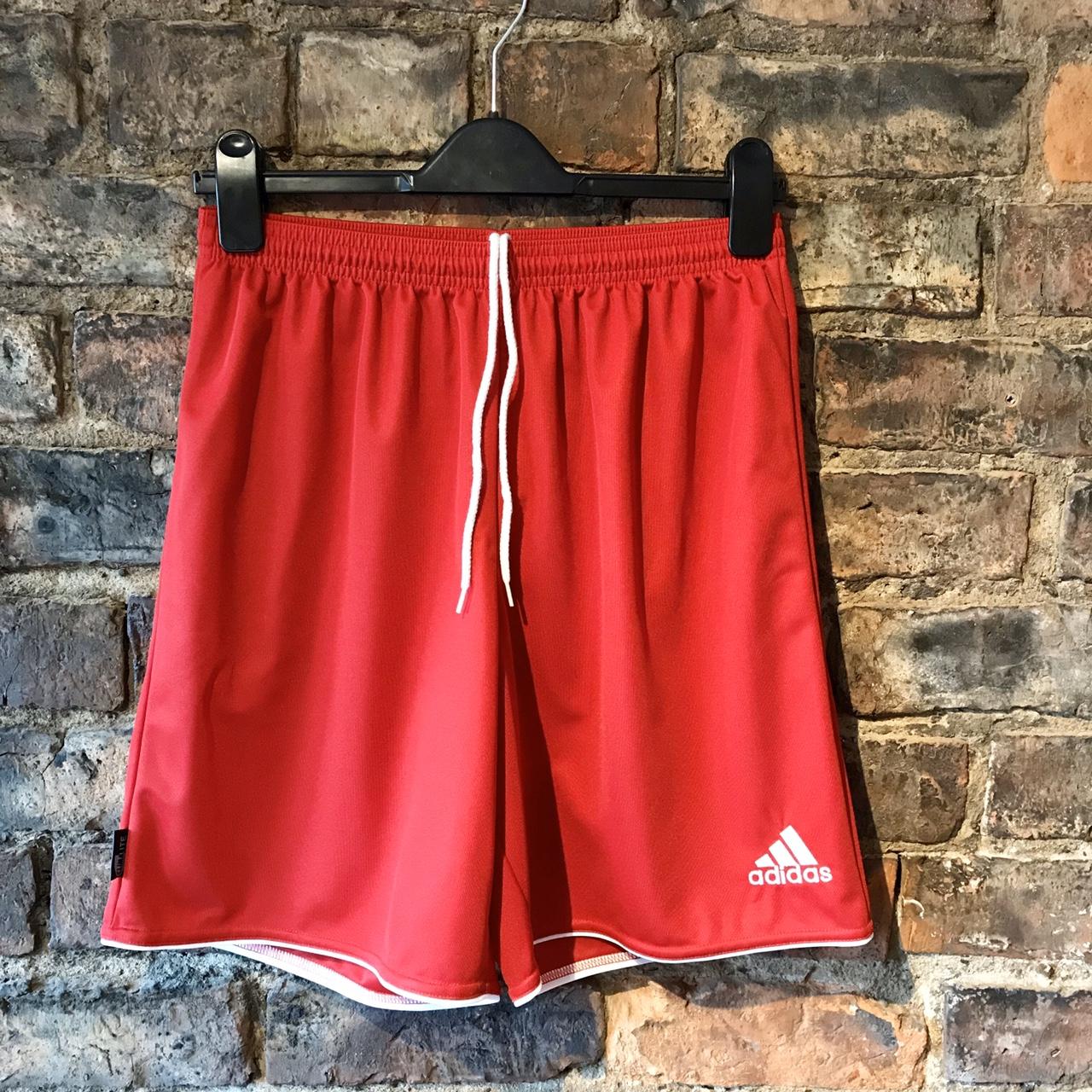 adidas climalite shorts red