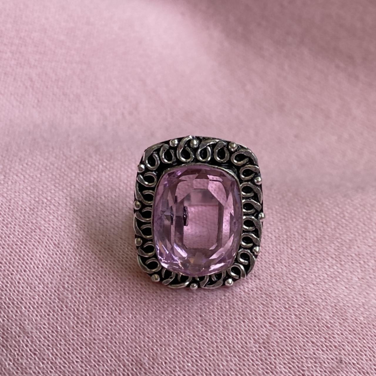 Product Image 1 - Vintage 925 sterling silver Pink