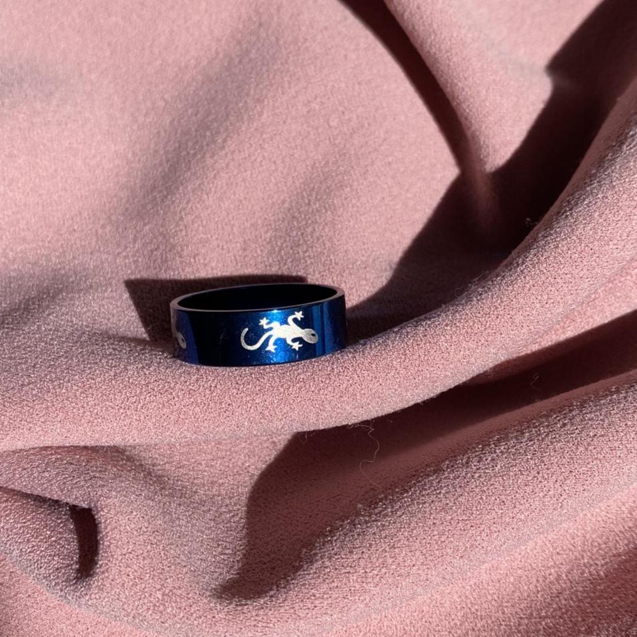 All Things Mochi Men's Silver and Navy Jewellery