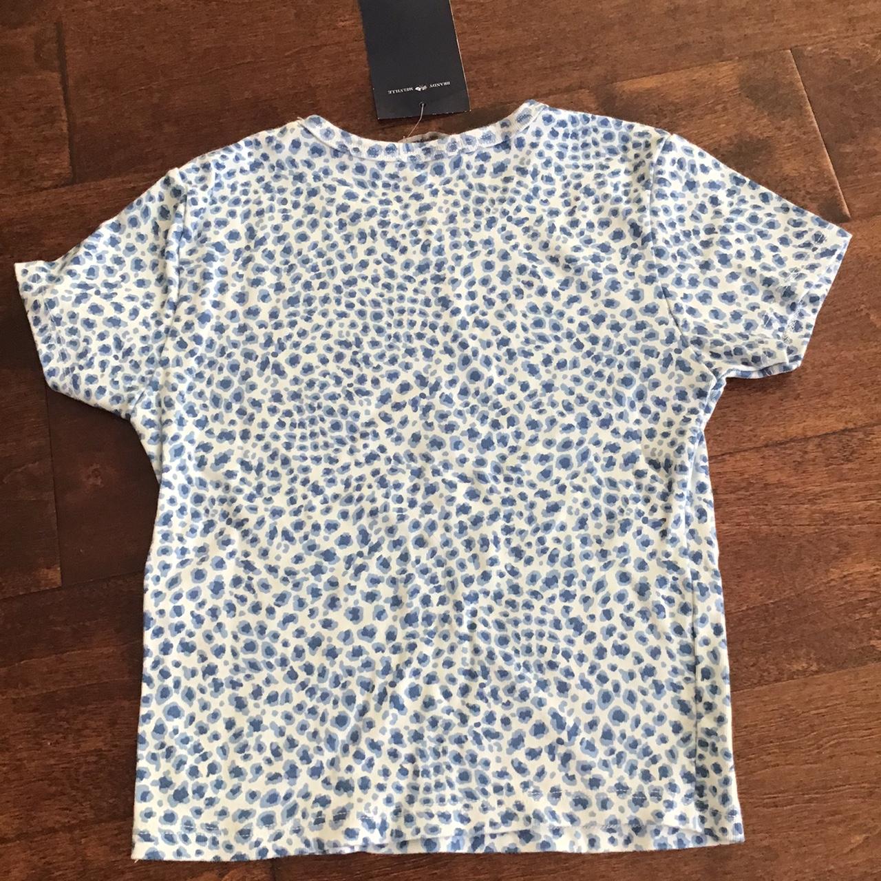 hold* brandy melville leopard ashlyn top - Depop