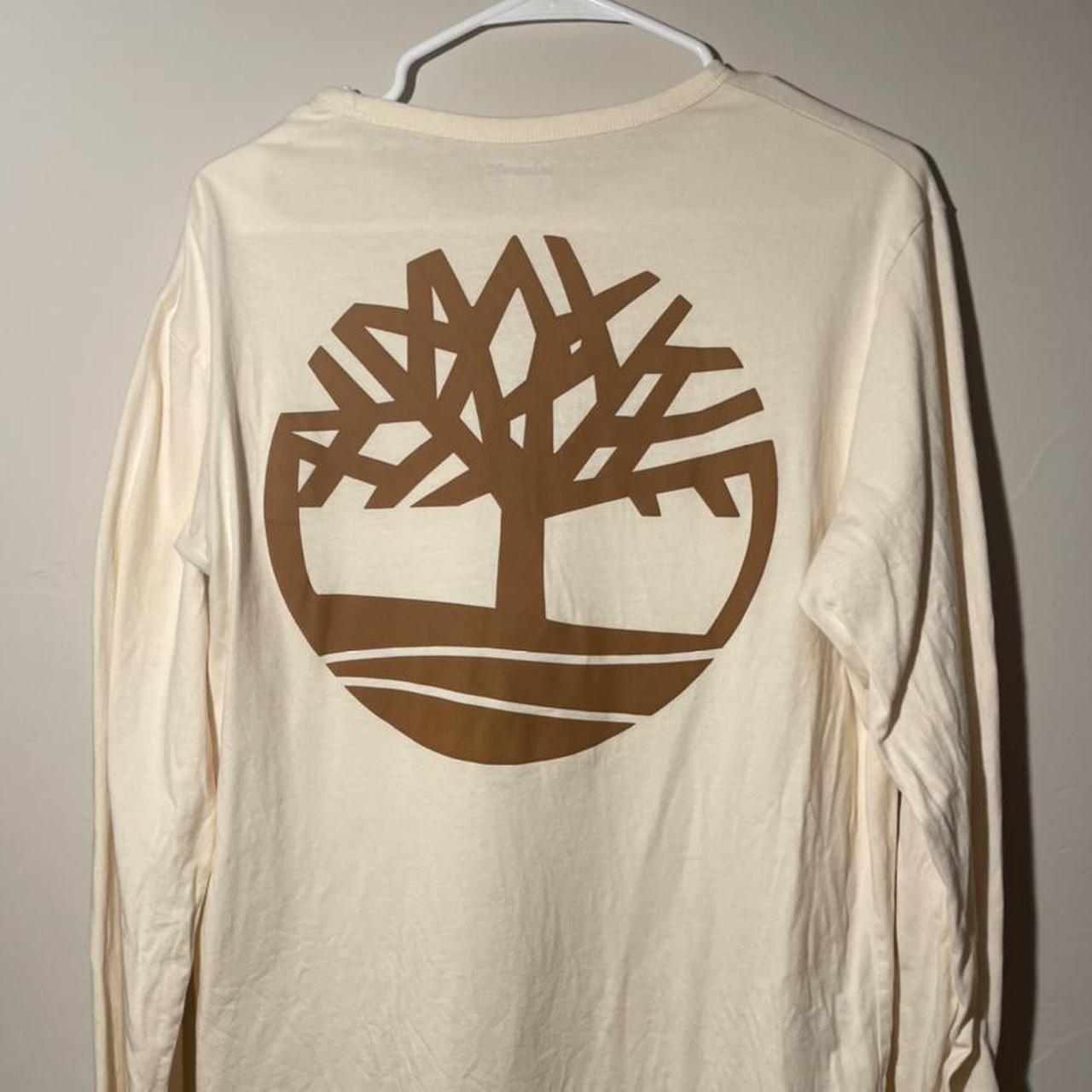 Timberland Men's Cream and Brown Shirt (3)