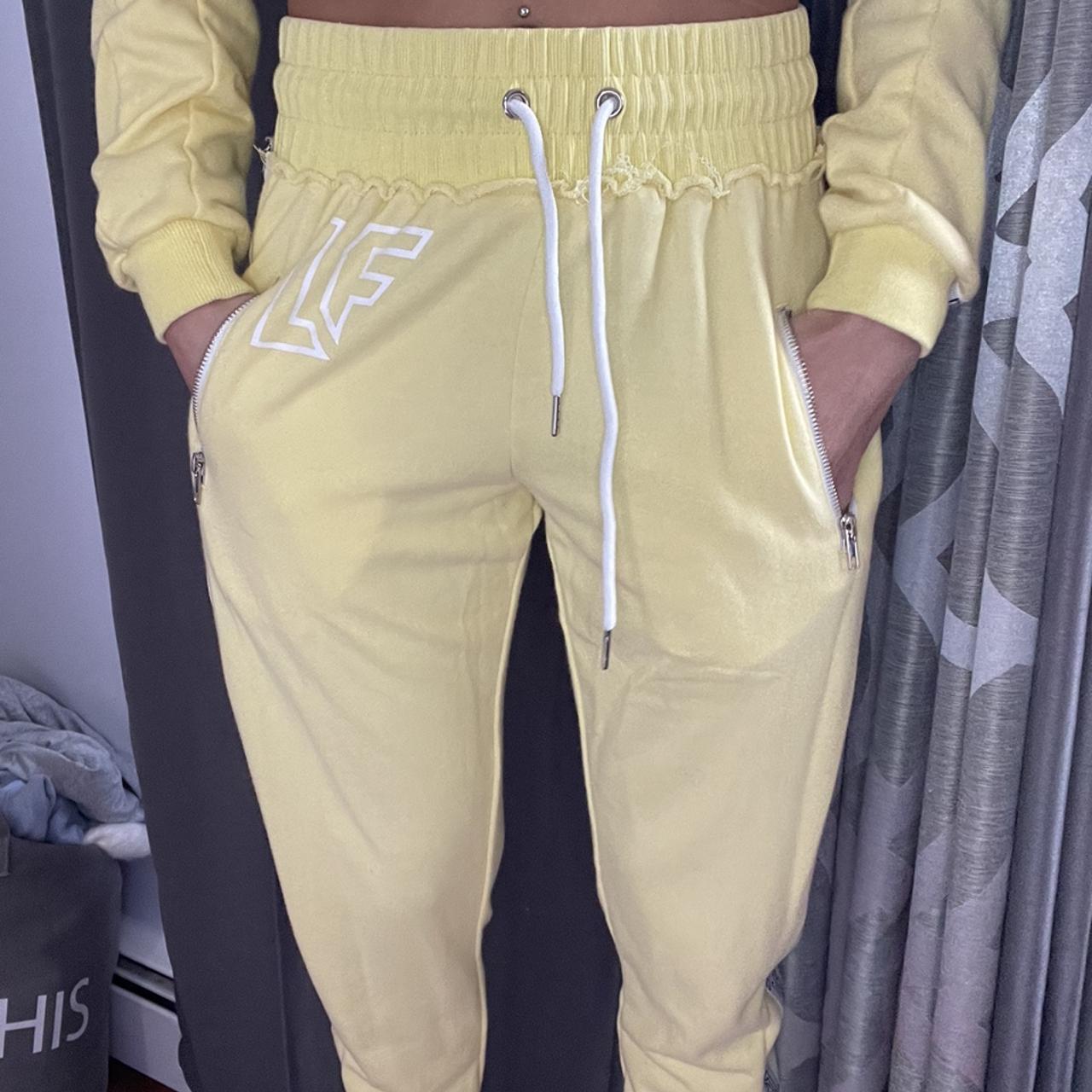 yellow star sweatsuit