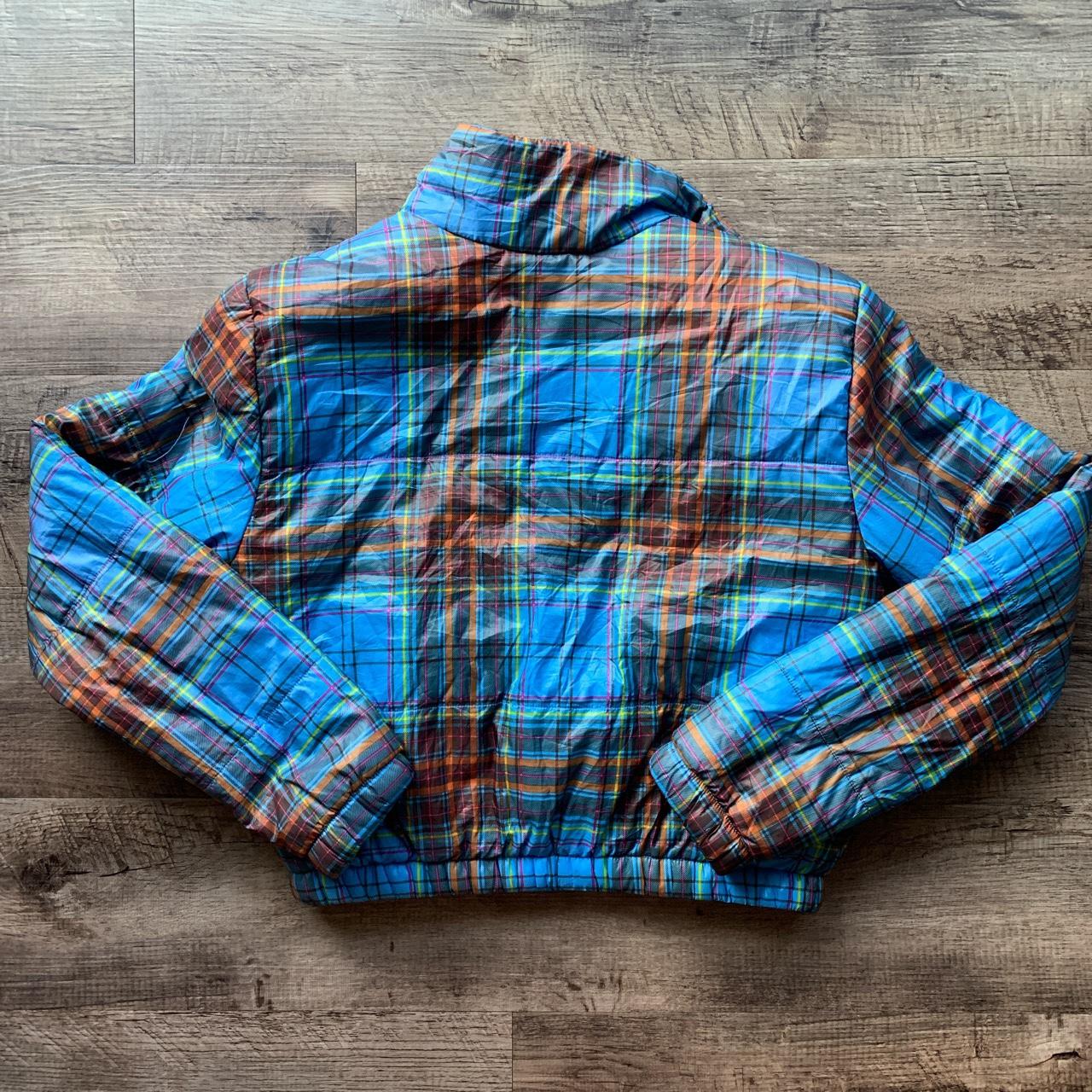 Plaid cropped jacket Wild fable brand Lightweight... - Depop