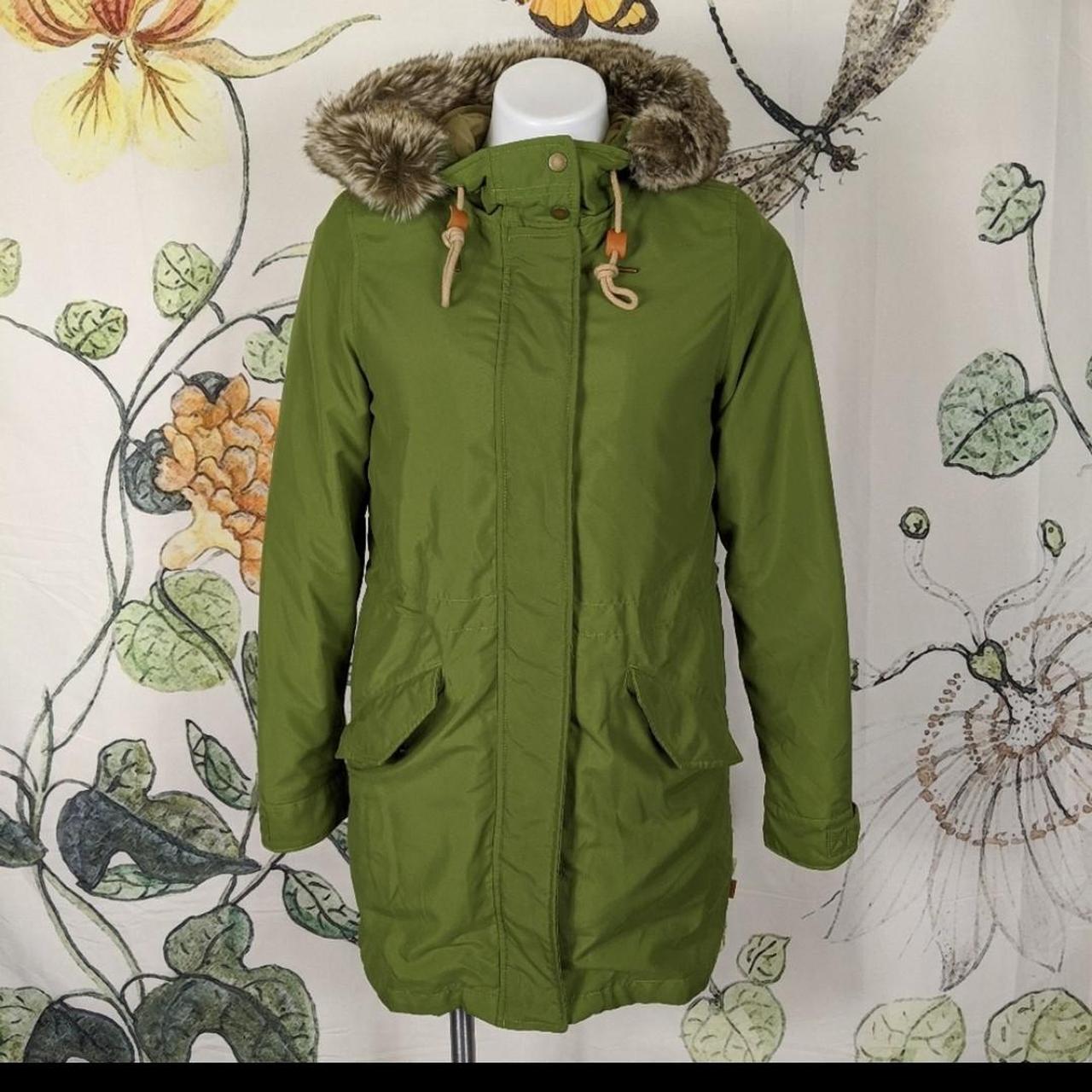 anorak jacket olive green