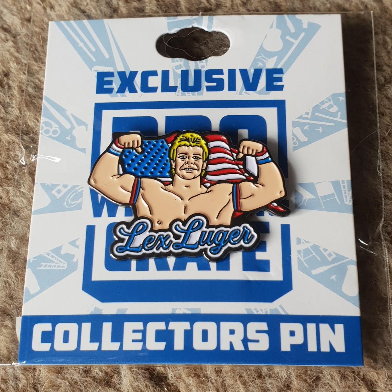 Lex Luger Pro-wrestling Crate exclusive pin badge. - Depop
