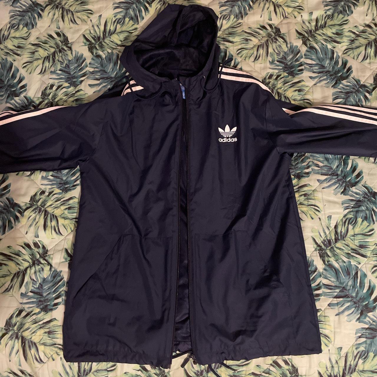 Adidas Originals Windbreaker Zip Up Size: Uk M - Depop