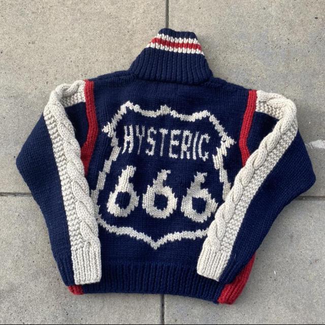 Vintage Hysteric Glamour Knit Sweater Cardigan... - Depop