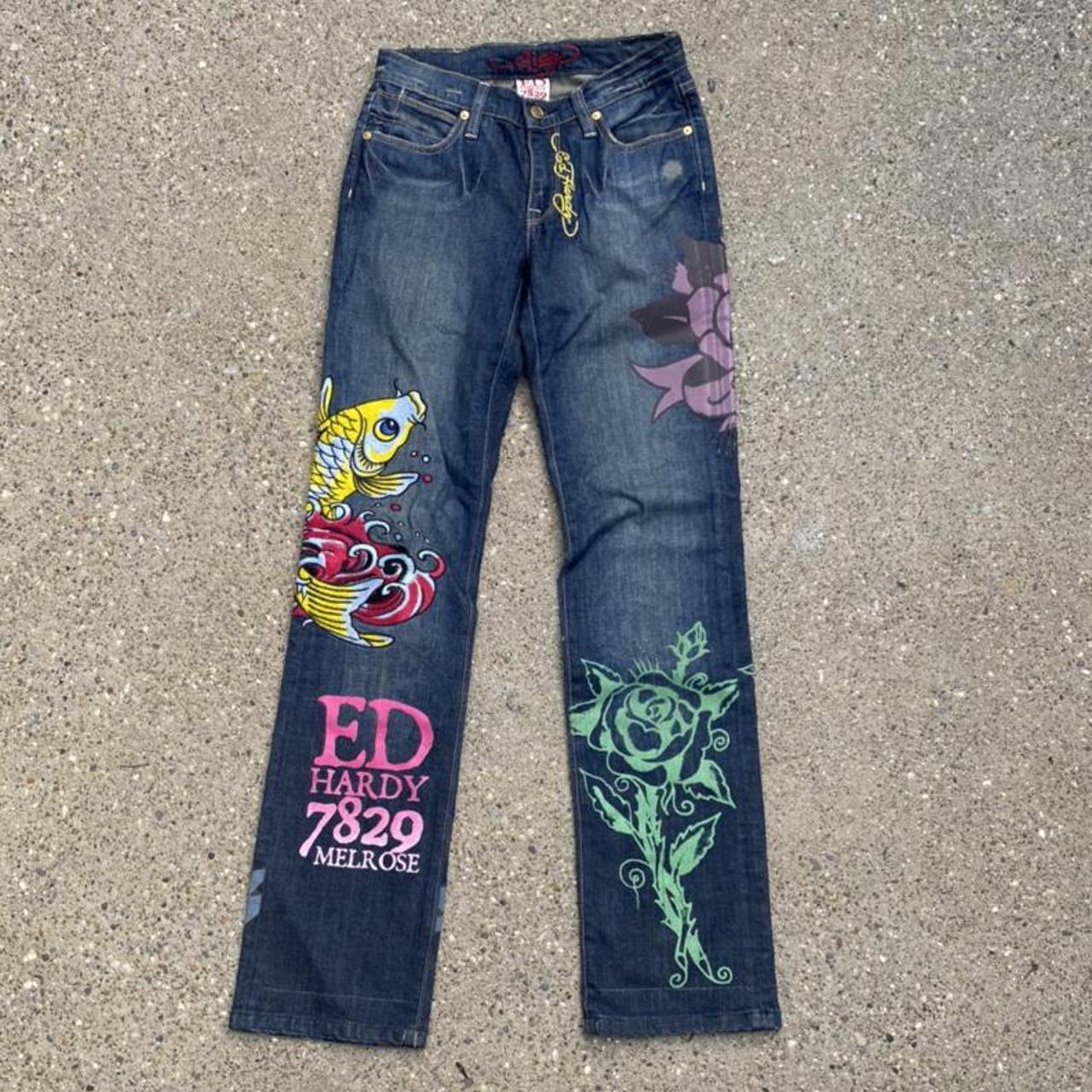 ed hardy vintage jeans