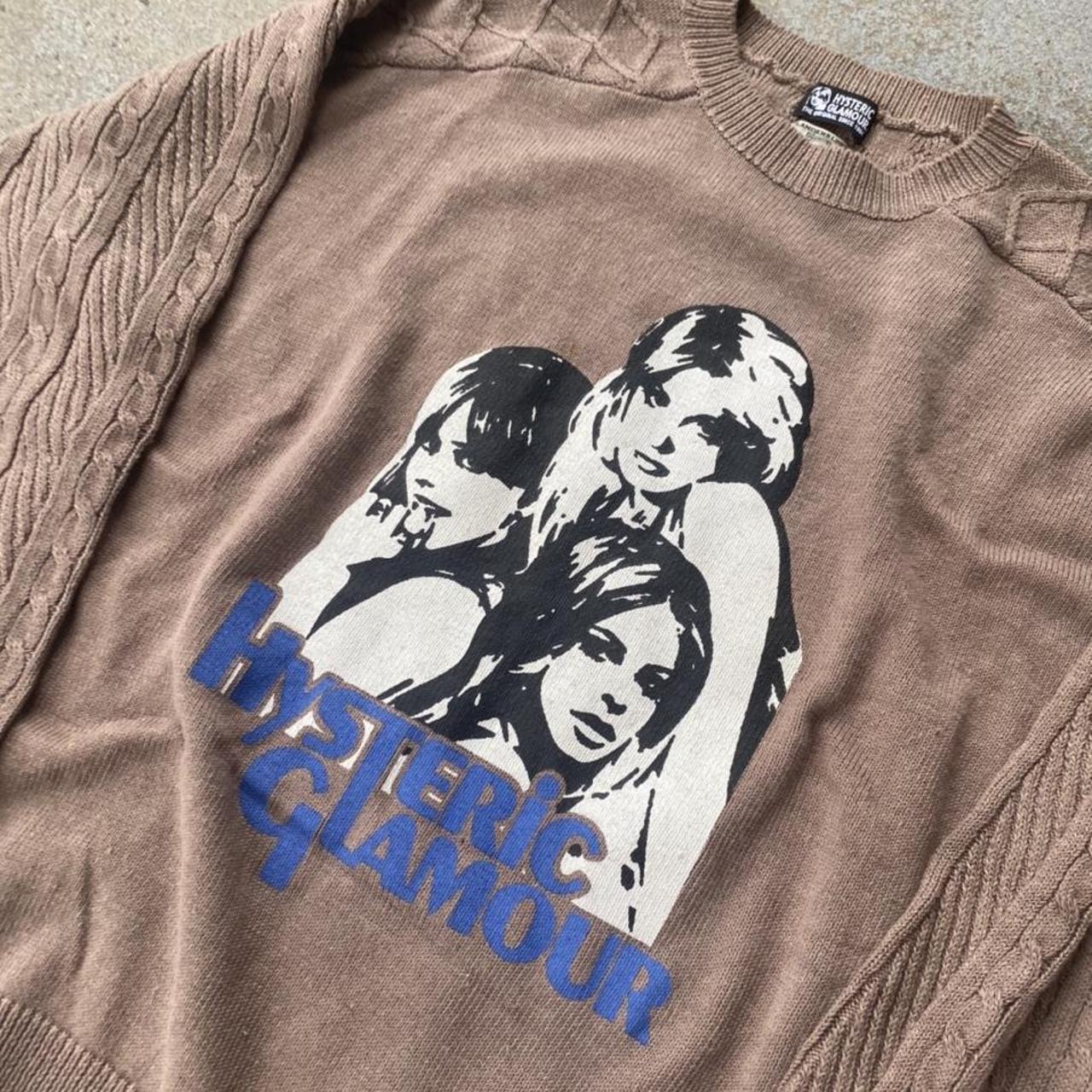 hysteric glamour x supreme blue crewneck sweater - Depop