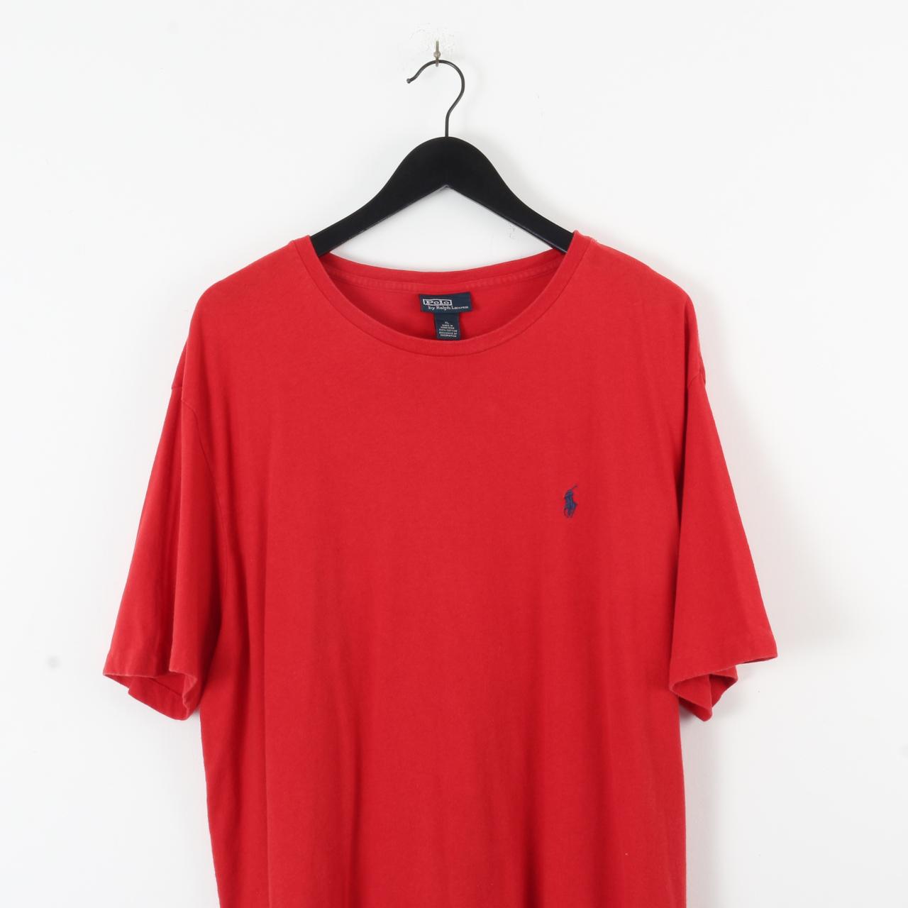 Vintage red Polo Ralph Lauren t-shirt Looks great... - Depop