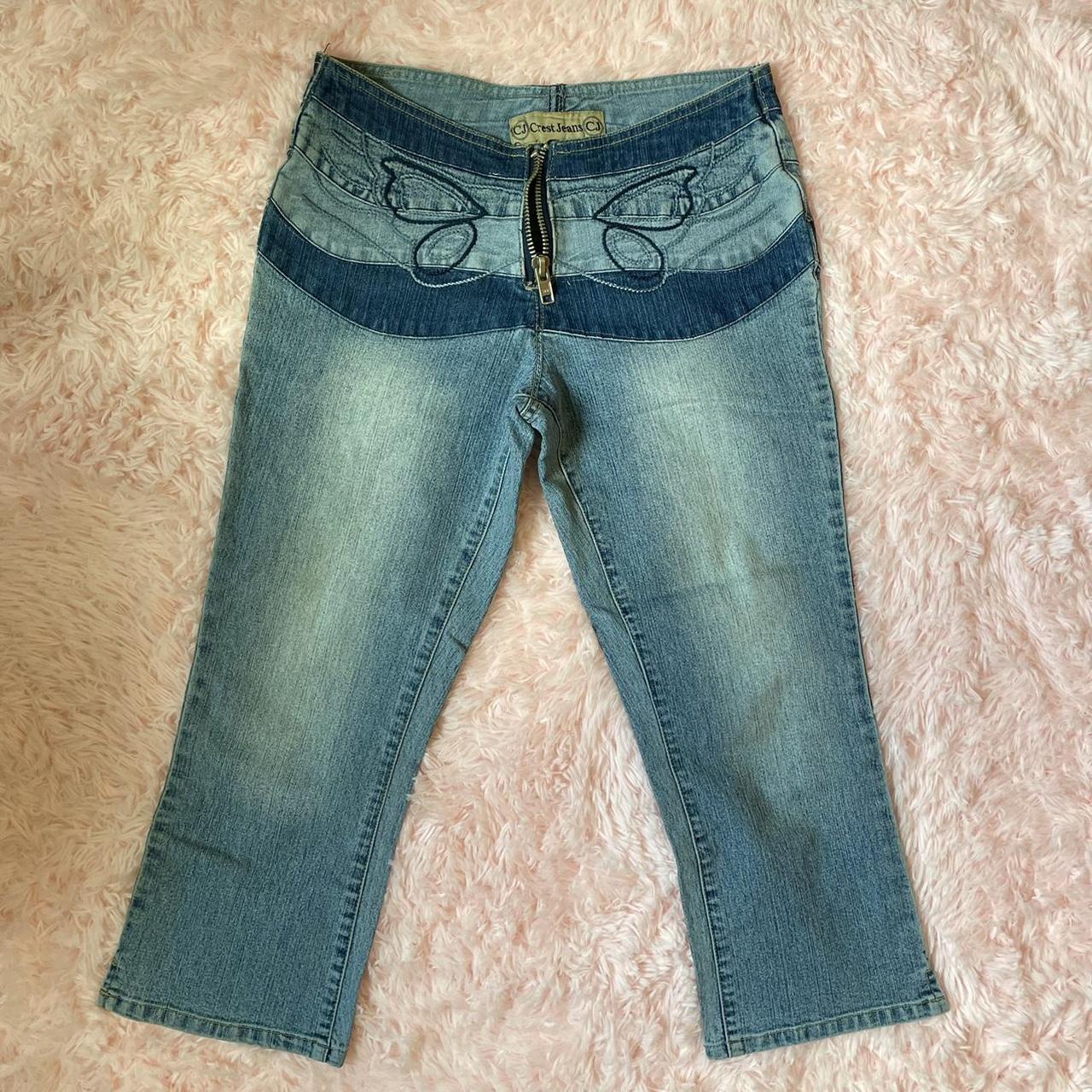 Butterfly Zipper Pants  Vintage jeans, Clothes for women