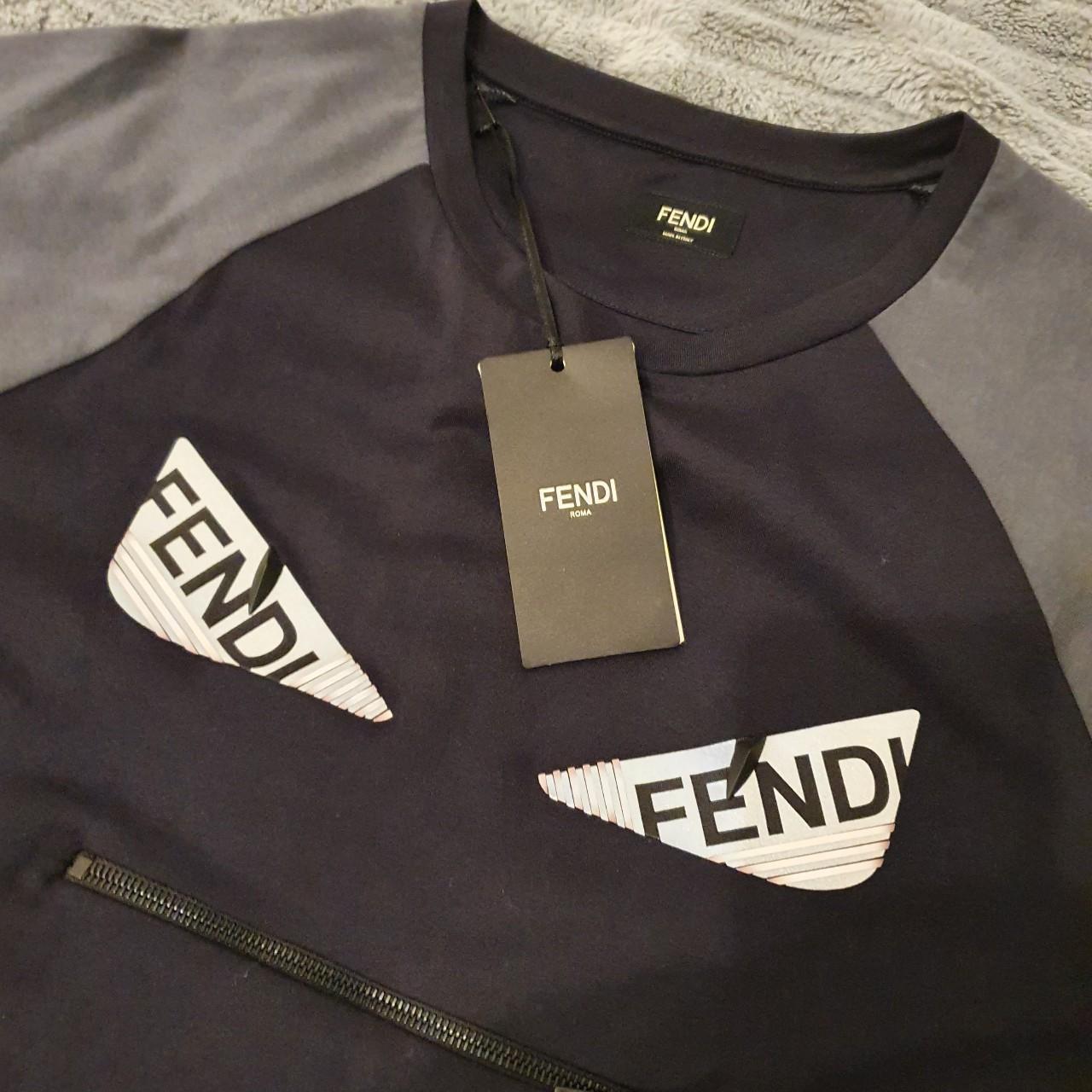 fendi reflective t shirt