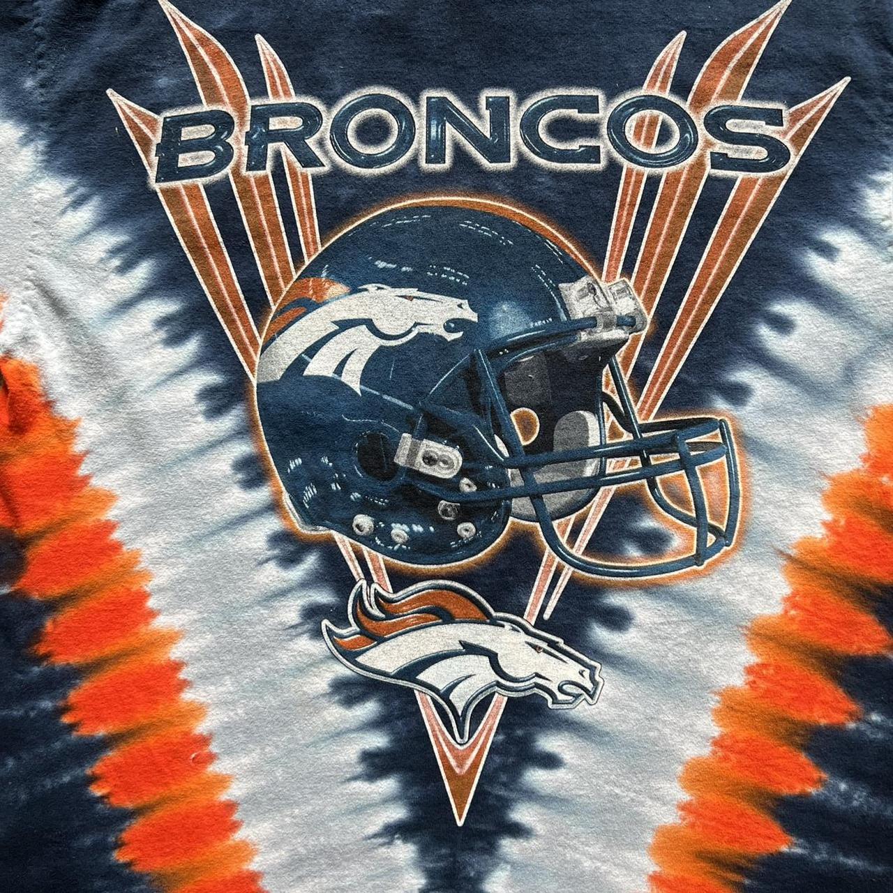 NFL Team Apparel Men's Denver Broncos Tie-Dye - Depop