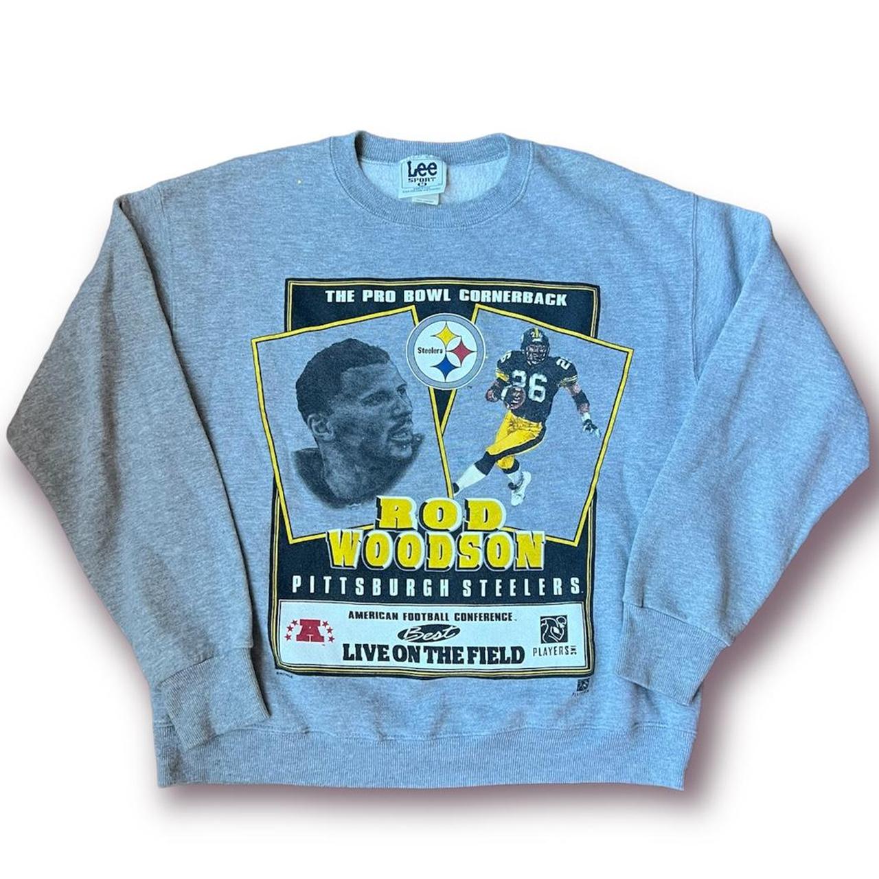 90's Champion Rod Woodson Pittsburgh Steelers - Depop