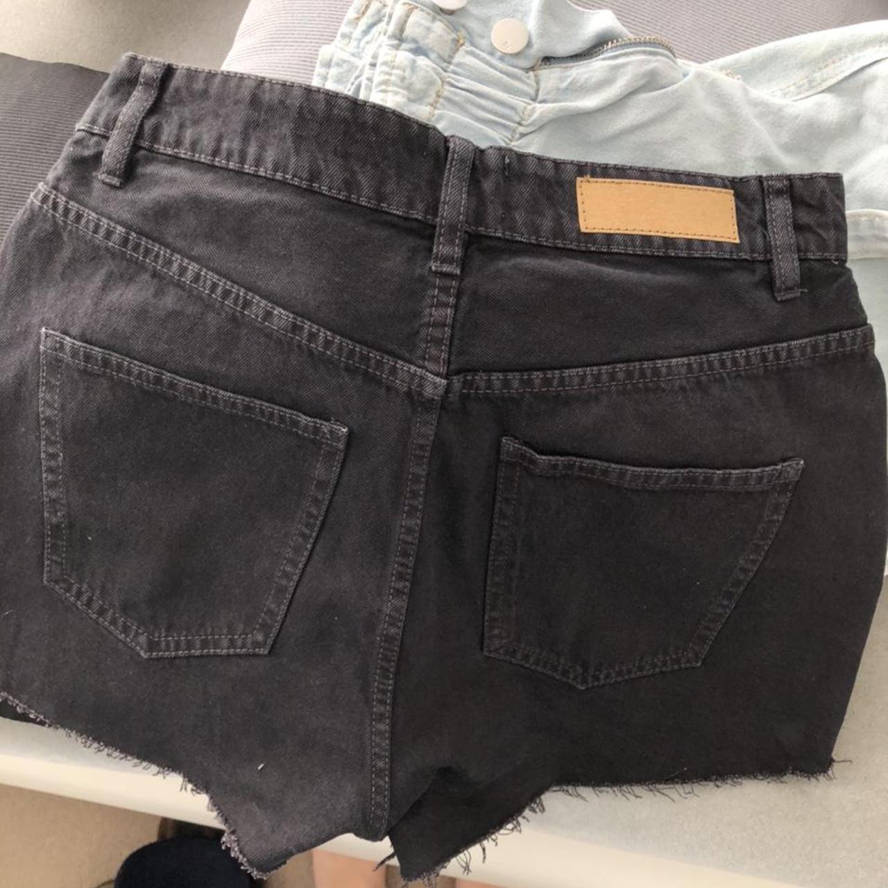 Cotton on black denim shorts Perfect condition,... - Depop