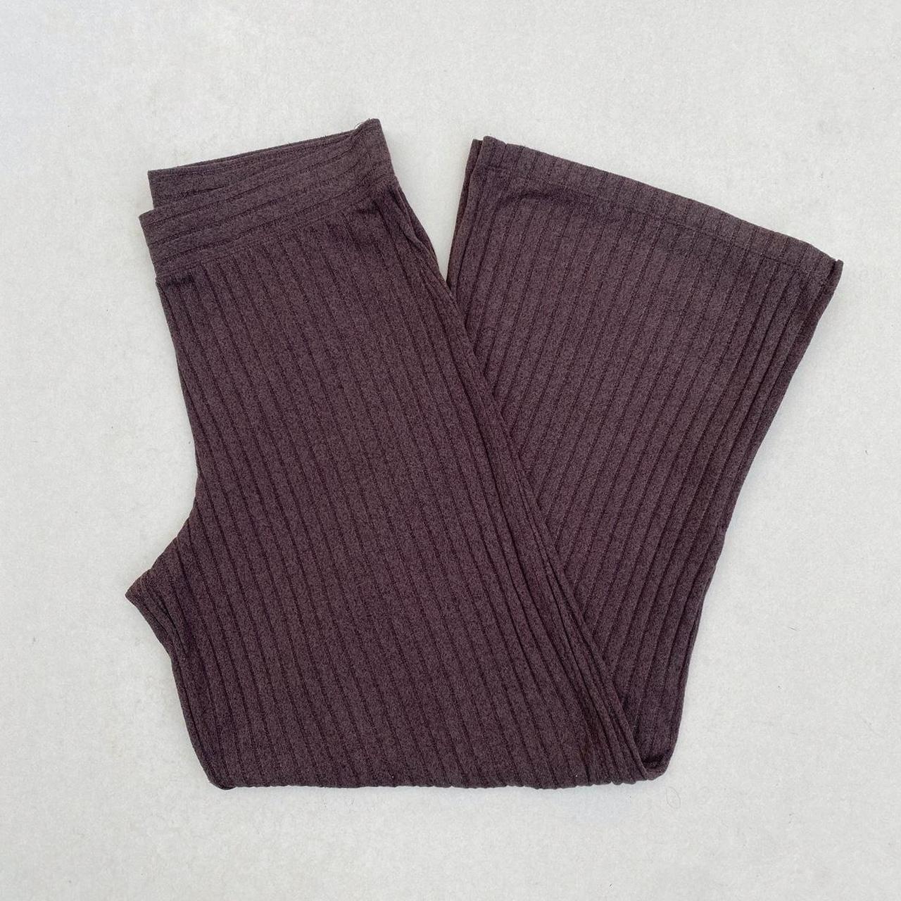 Sweater Knit Wide Leg Pants