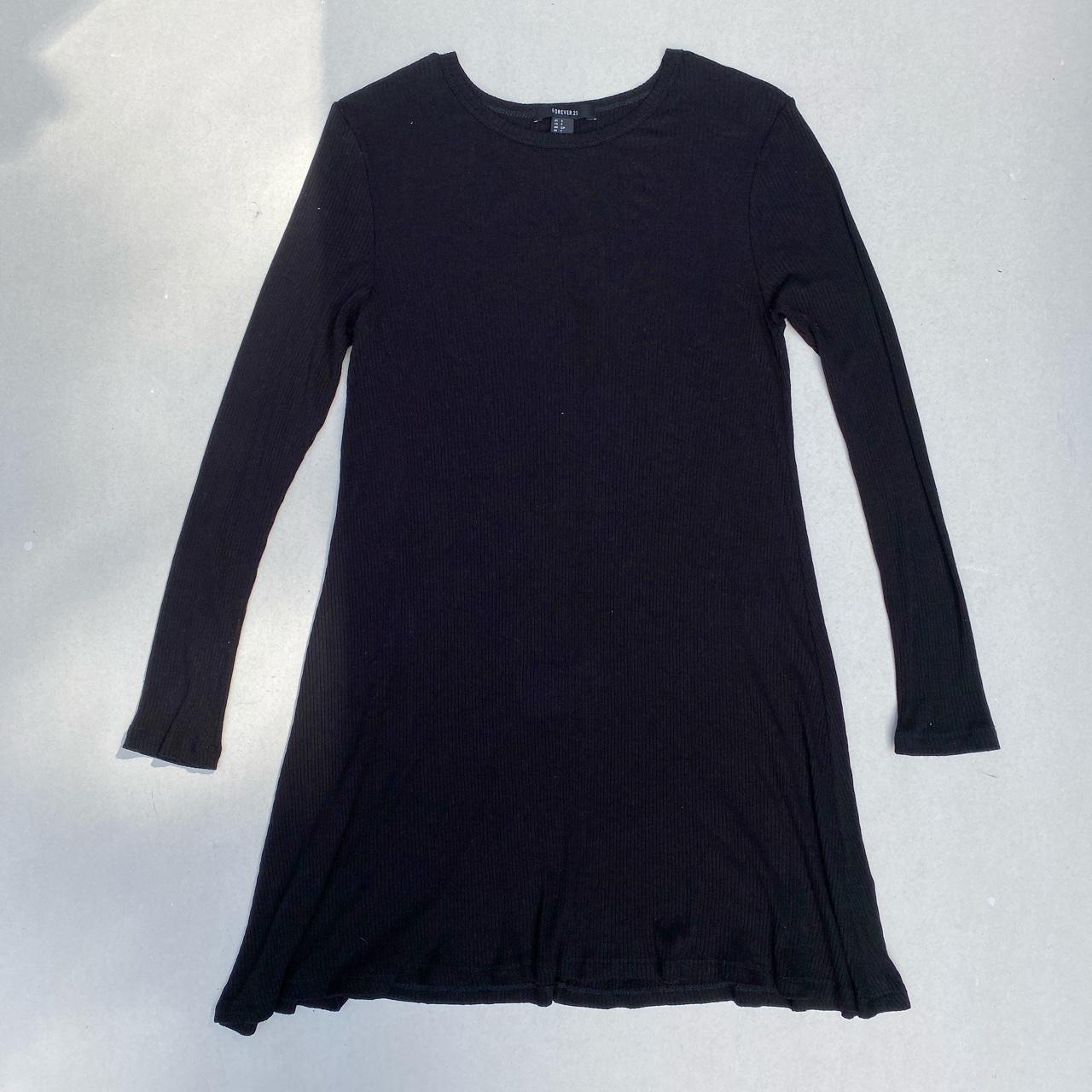 Forever 21 long sleeve simple ribbed dress Great... - Depop