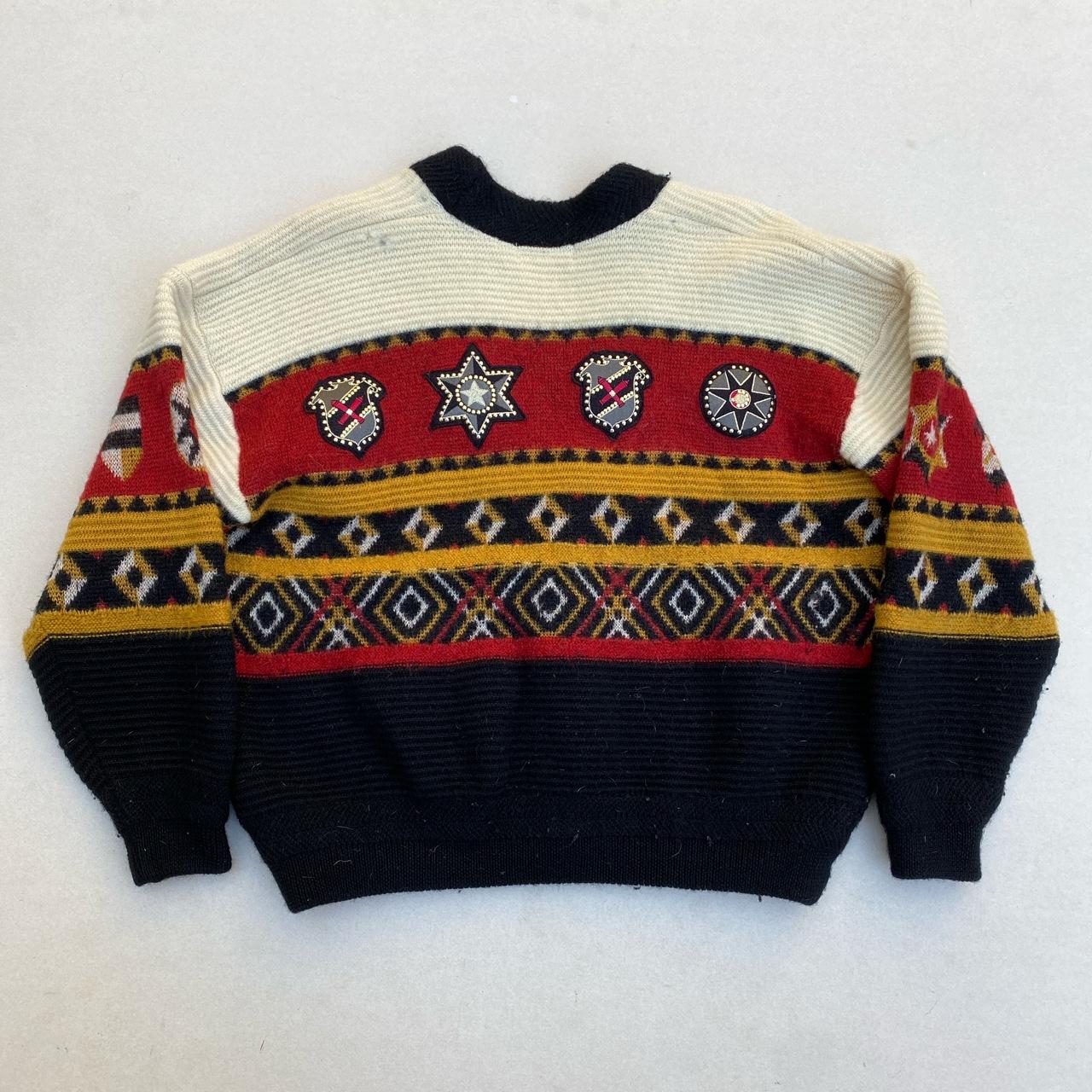 Vintage 80s Kansai Yamamoto Wool Knitted - Depop