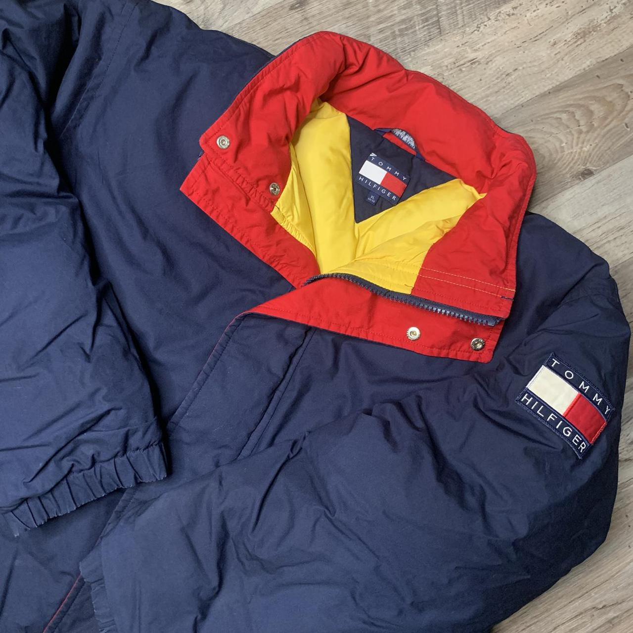 Tommy Hilfiger Men's Navy and Red Jacket