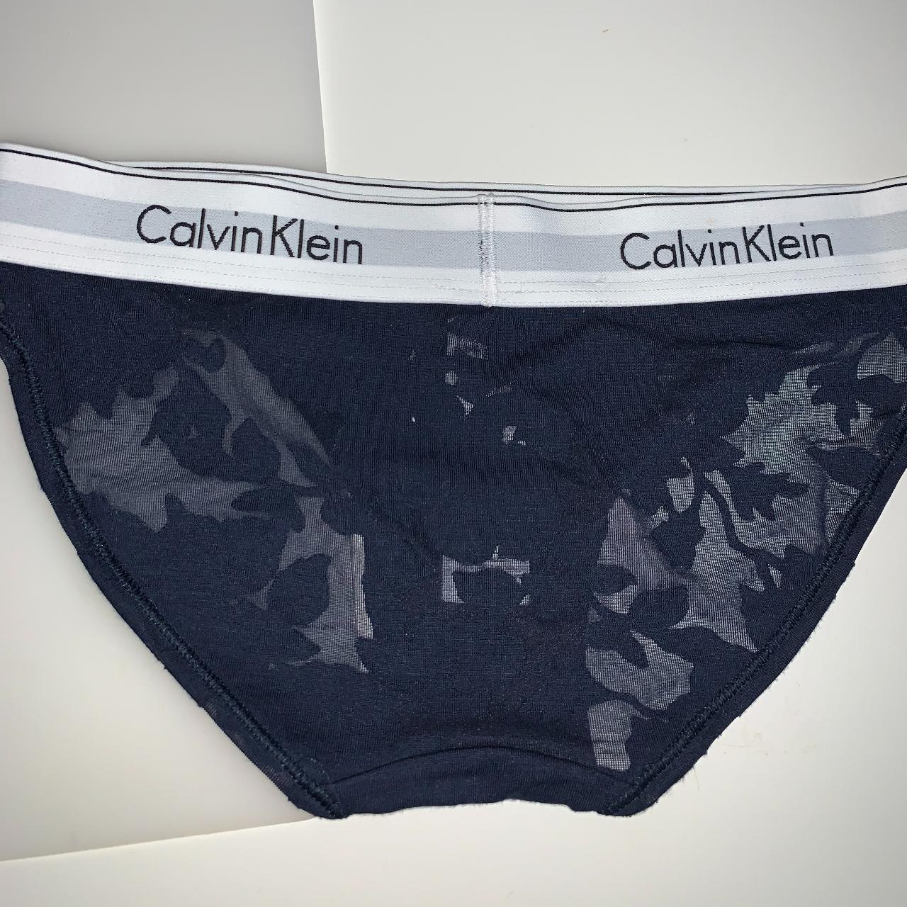 NEW Calvin Klein Bikini Floral Burnout Underwear in - Depop