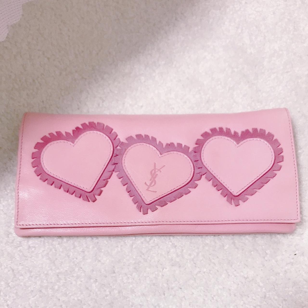 Ysl pink heart online bag