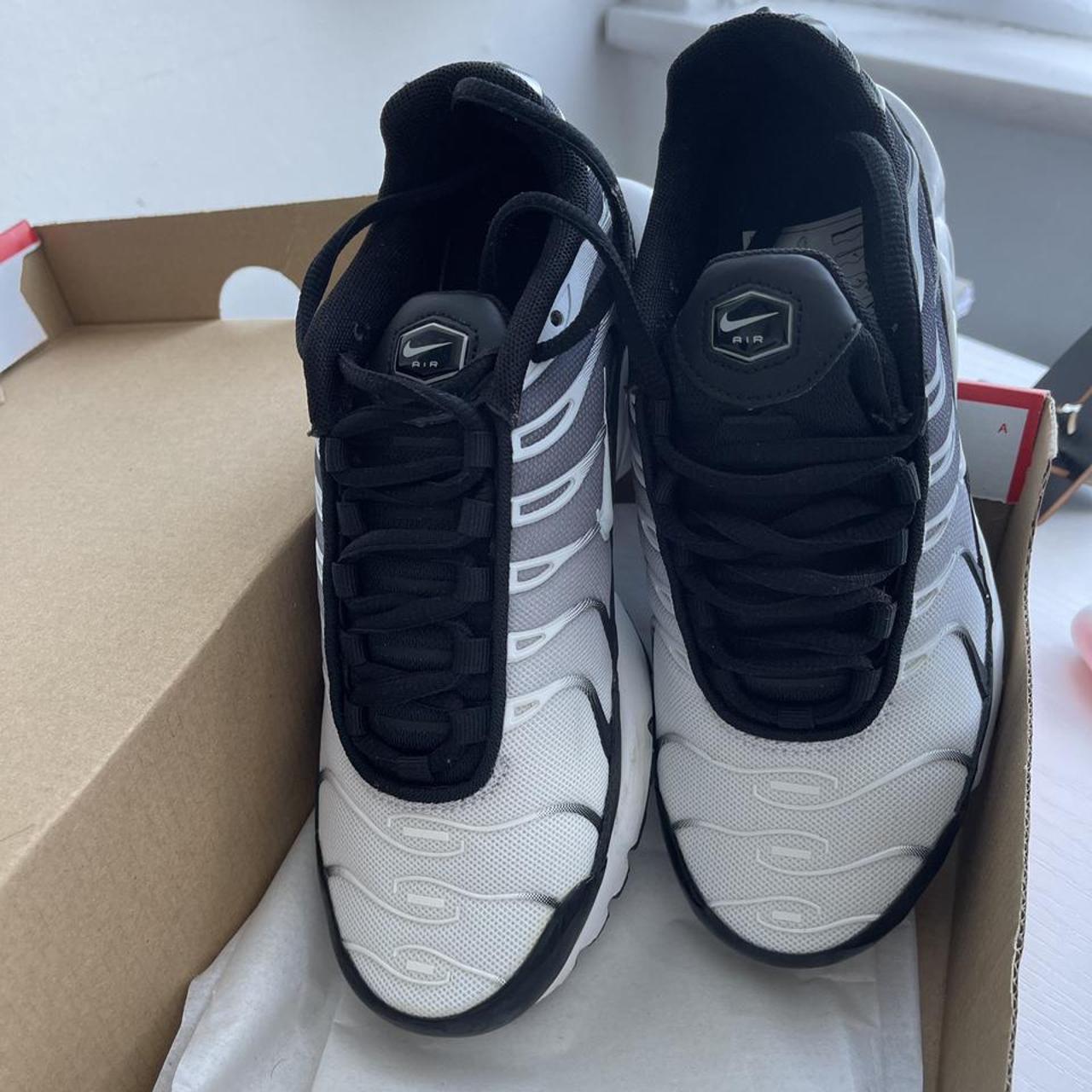 Nike air max plus (reflective) uk 3.5. Only worn... - Depop