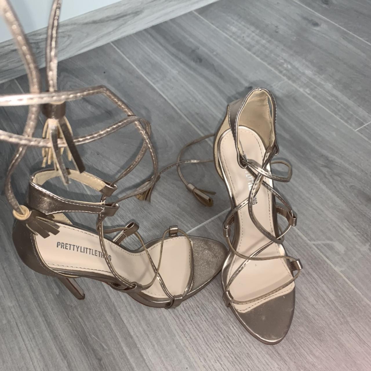plt lace up heels