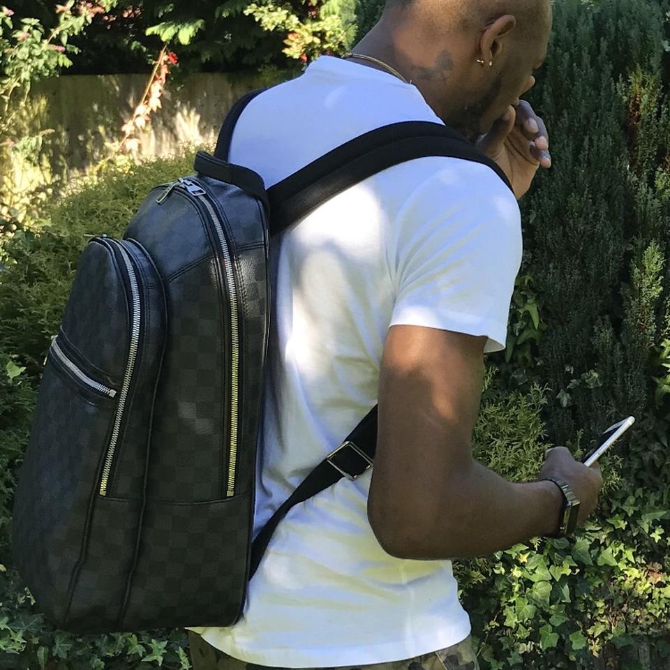 LOUIS VUITTON Christopher PM Damier Graphite Canvas - Depop