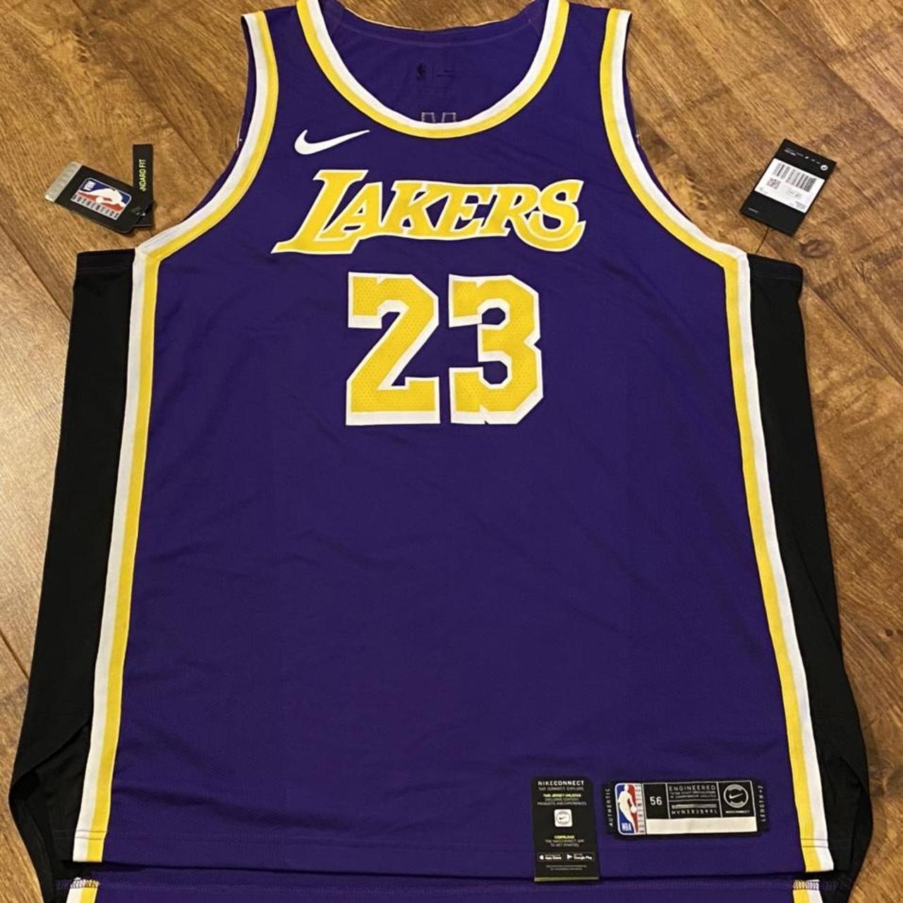 Lebron James Lakers Statement Jersey Size 56 Xxl - Depop