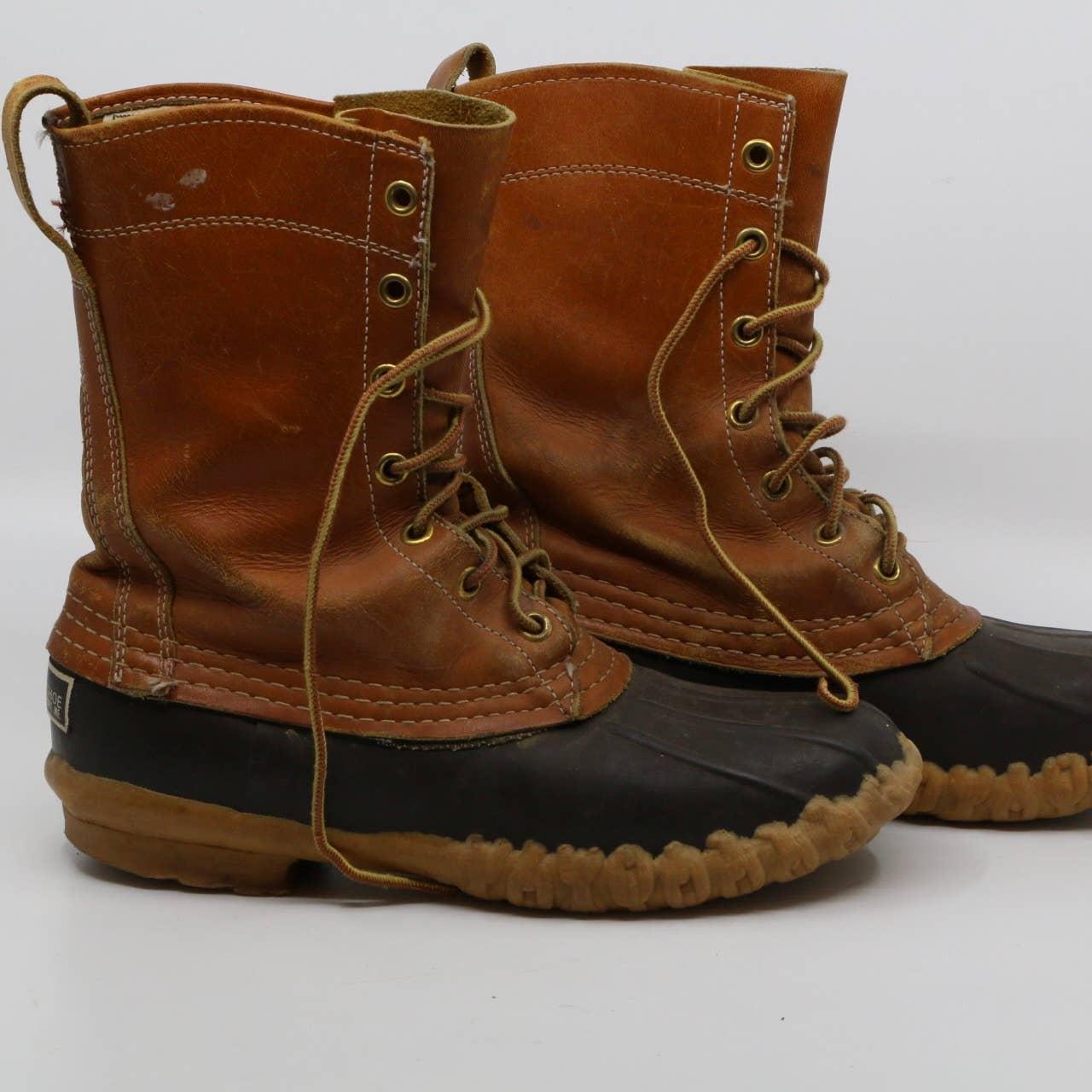Vintage LL BEAN Maine Hunting Duck Boots 8", Size... Depop