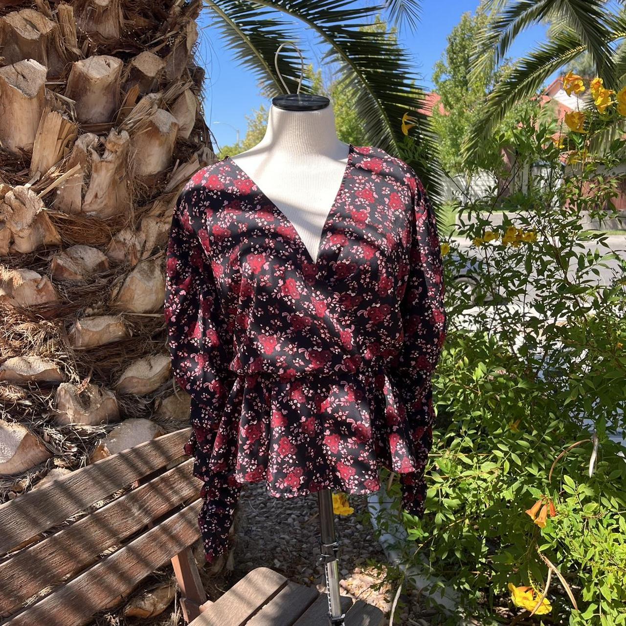 Product Image 1 - Floral Print Long Sleeve Blouse