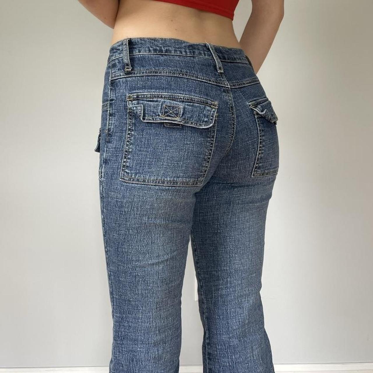 sick vanilla star vintage denim jeans features... - Depop