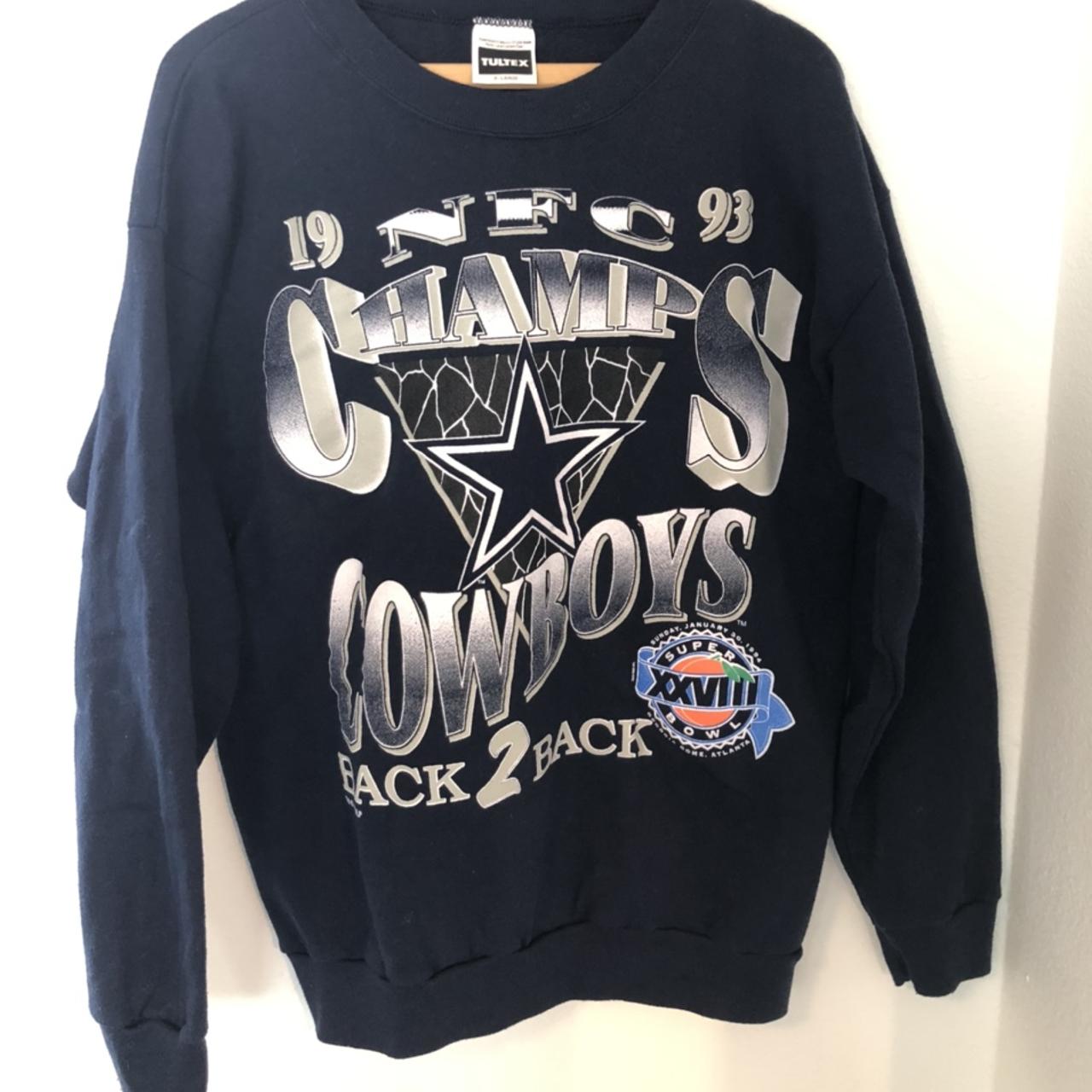 Vintage 90's Back 2 Back Super Bowl Champions Dallas 