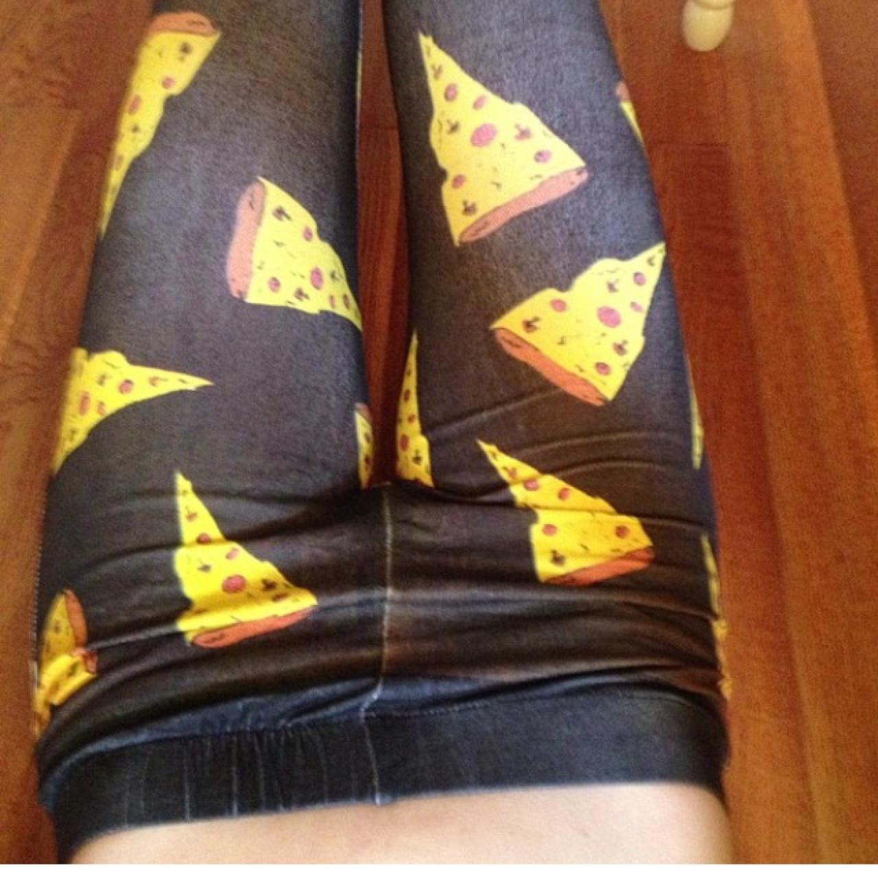 O'mighty brand (o-mighty / omighty) pizza leggings/... - Depop