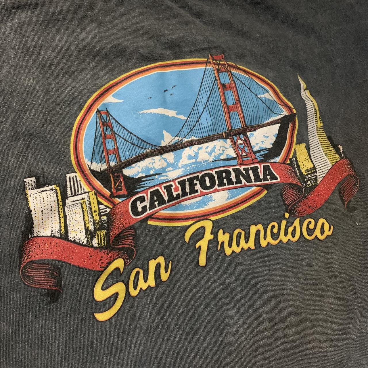 brandy melville san francisco graphic tee... - Depop