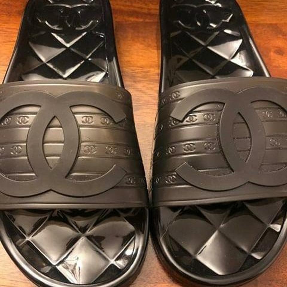 Chanel jelly hot sale pool slides