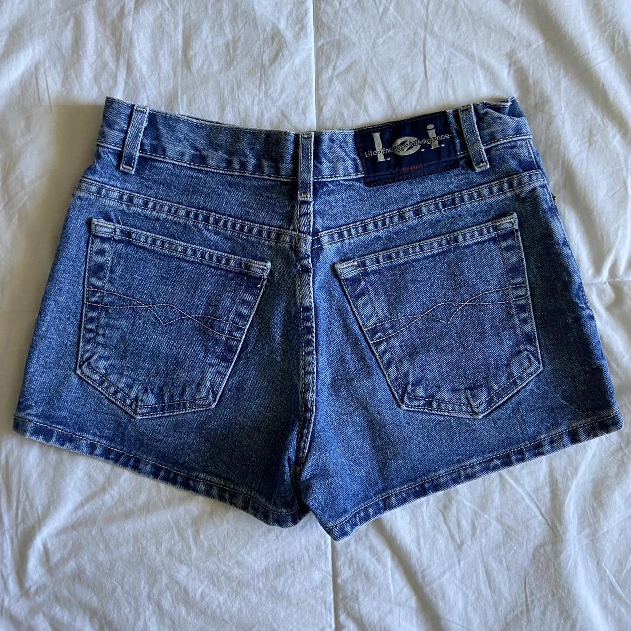 L.e.i. Women's Blue and Navy Shorts (2)