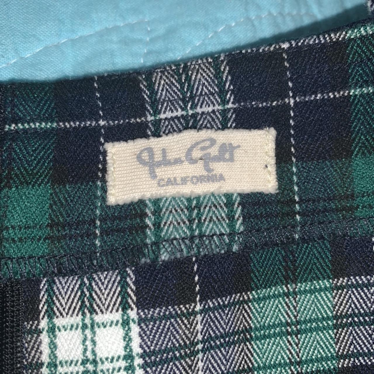 Brandy Melville Green & White Plaid Colleen Dress - Depop