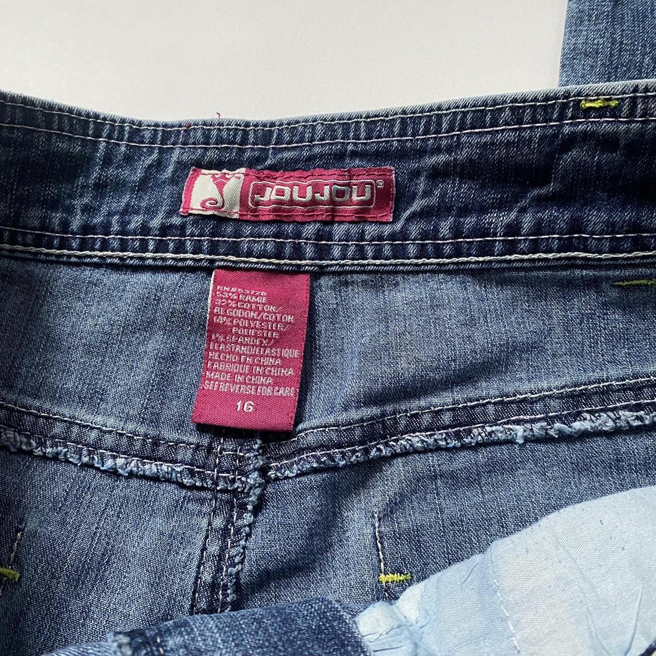 Y2K embellished low rise jeans by JouJou 🍒 Super... - Depop